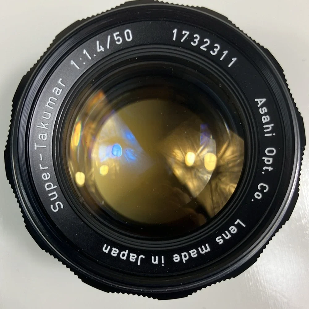 8 Elements Asahi Pentax Super Takumar 50mm F/1.4 Lens M42‎ Untested
